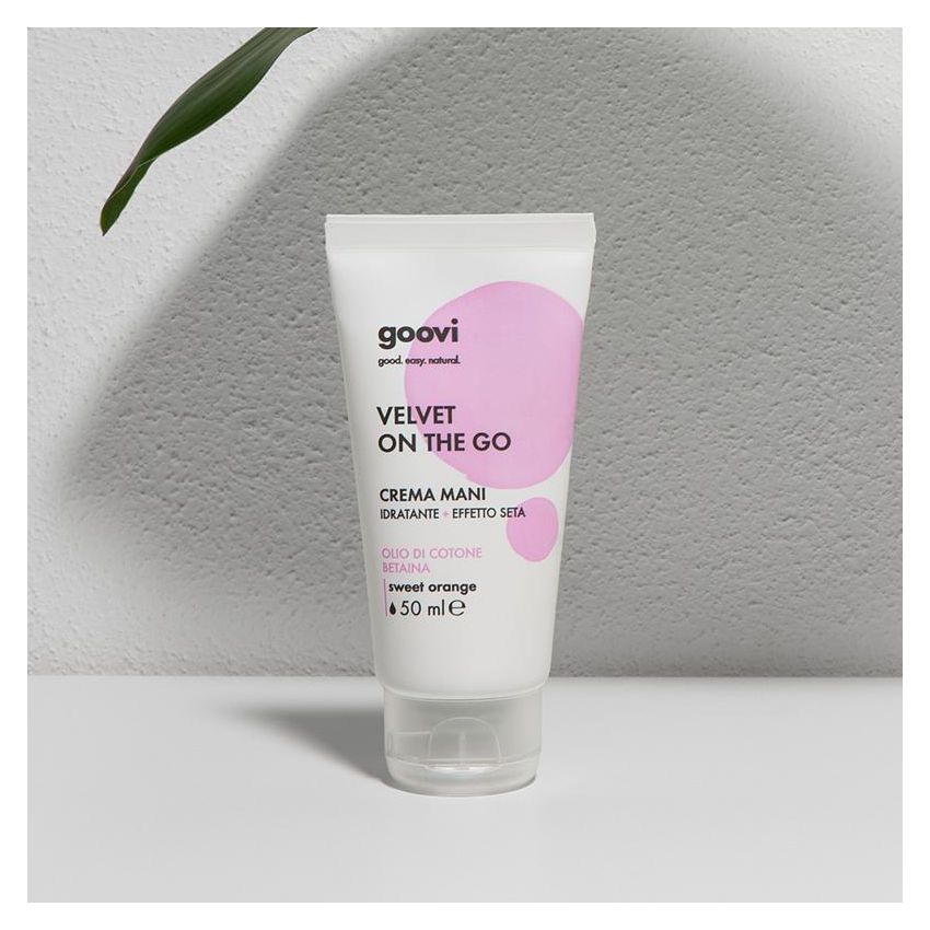 Goovi Crema Idratante Effetto Seta per Mani - 50ml