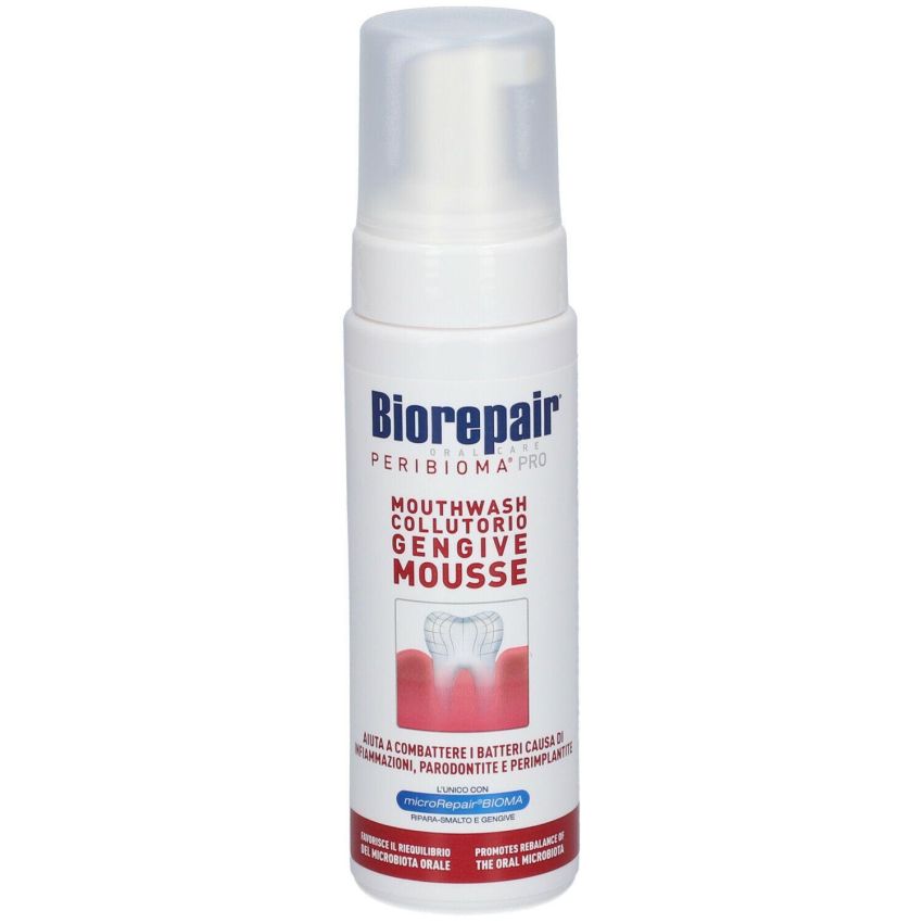 Biorepair Peribioma Mousse Oral-Rinse, 200ml
