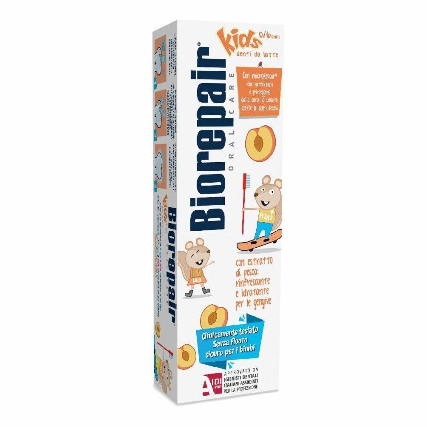 Dentifricio Biorepair Kids Sapore di Pesca 50ml