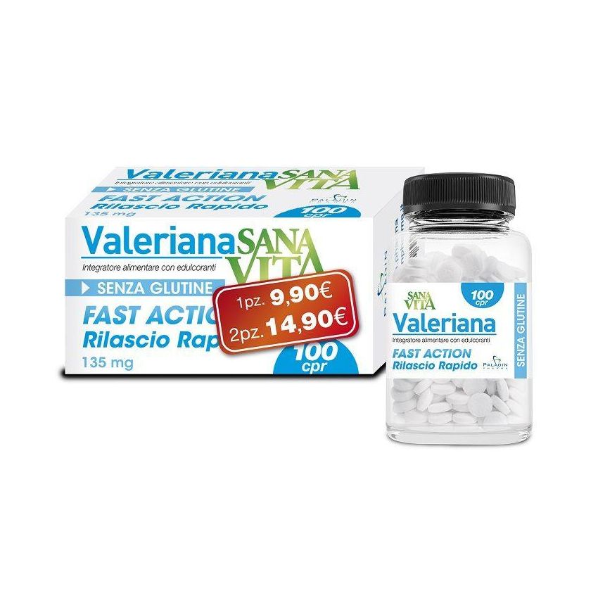 Sanavita Valeriana: Confezione da 100 Compresse per il Relax