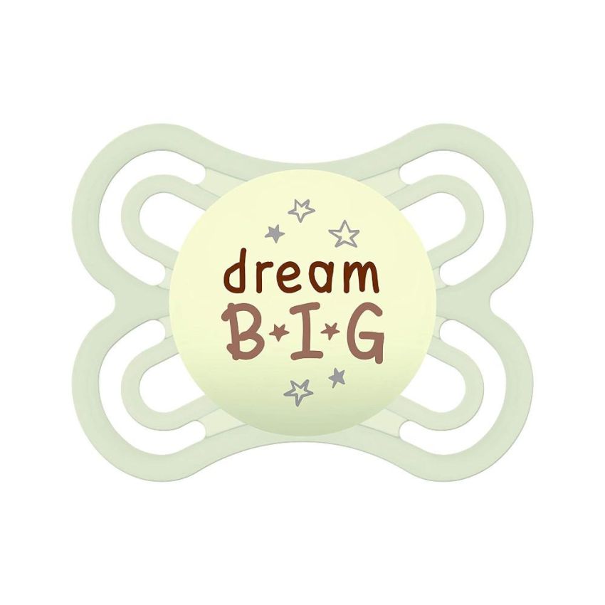 Succhietto Notturno in Silicone Mam Perfect Start per 2-6 Mesi, Neutro, 1 Pezzo