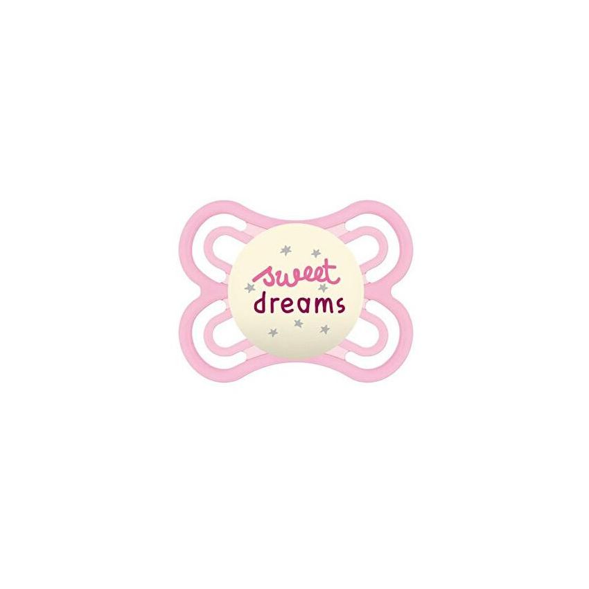 Succhietto Notturno in Silicone Mam Perfect per Femmine da 2-6 Mesi