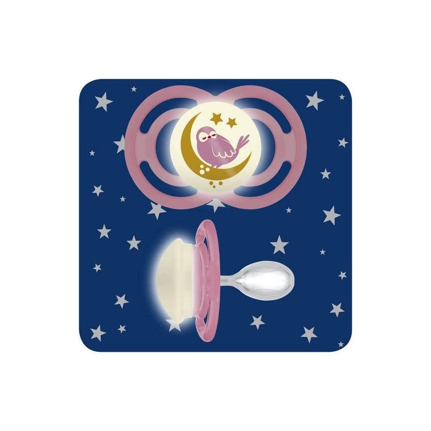 Succhietto Notturno in Silicone Mam Perfect per Femmine da 2-6 Mesi