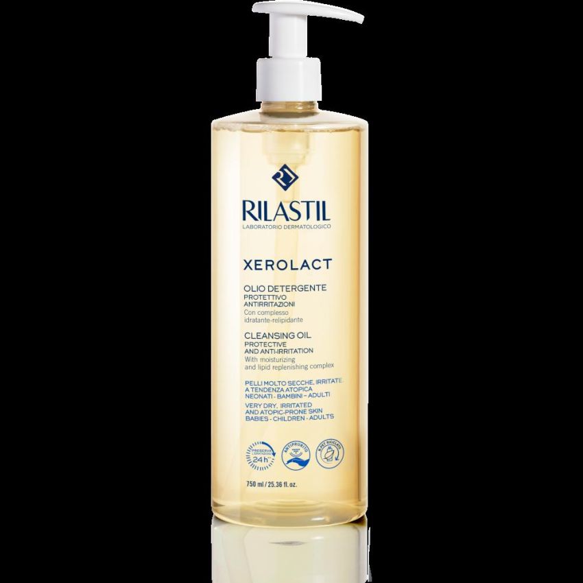 Rilastil Xerolact Detergente in Olio Idratante 750ml