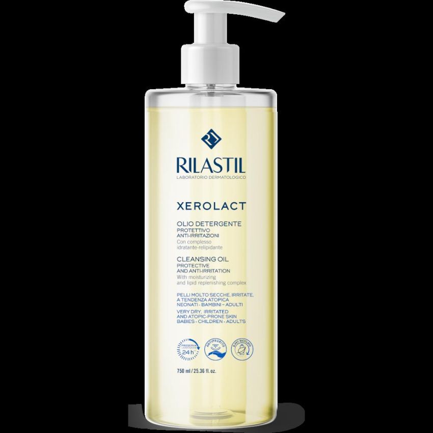 Rilastil Xerolact Detergente in Olio Idratante 750ml