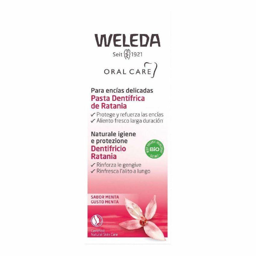 Weleda Dentifricio con Estratto di Ratania, 75ml