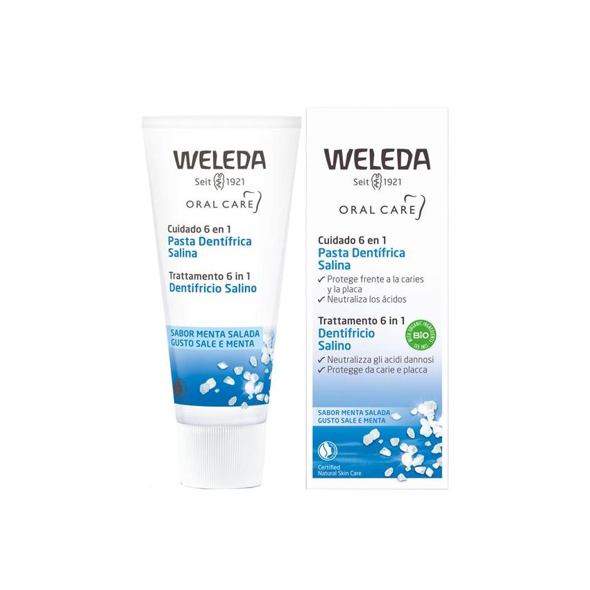 Weleda Dentifricio Salino in Tubo da 75ml