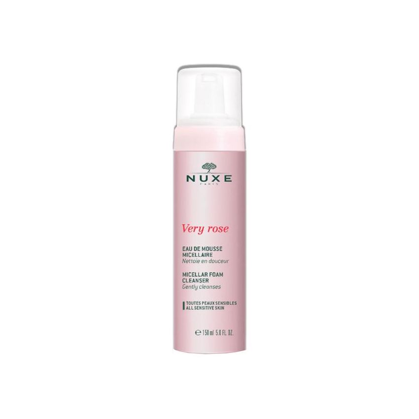 Mousse Detergente Leggera Nuxe Very Rose da 150ml