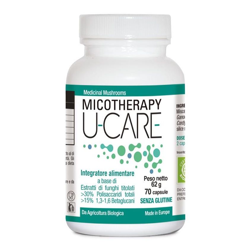 Micotherapy U-Care Health Support Capsules, 70 pezzi
