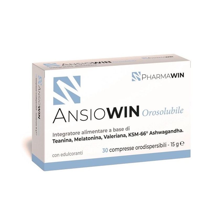 Ansiowin - 30 Compresse Orosolubili per Ansia