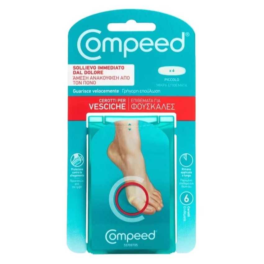 Compeed Cerotti Piccoli per Vesciche - Pacco da 6 Pezzi