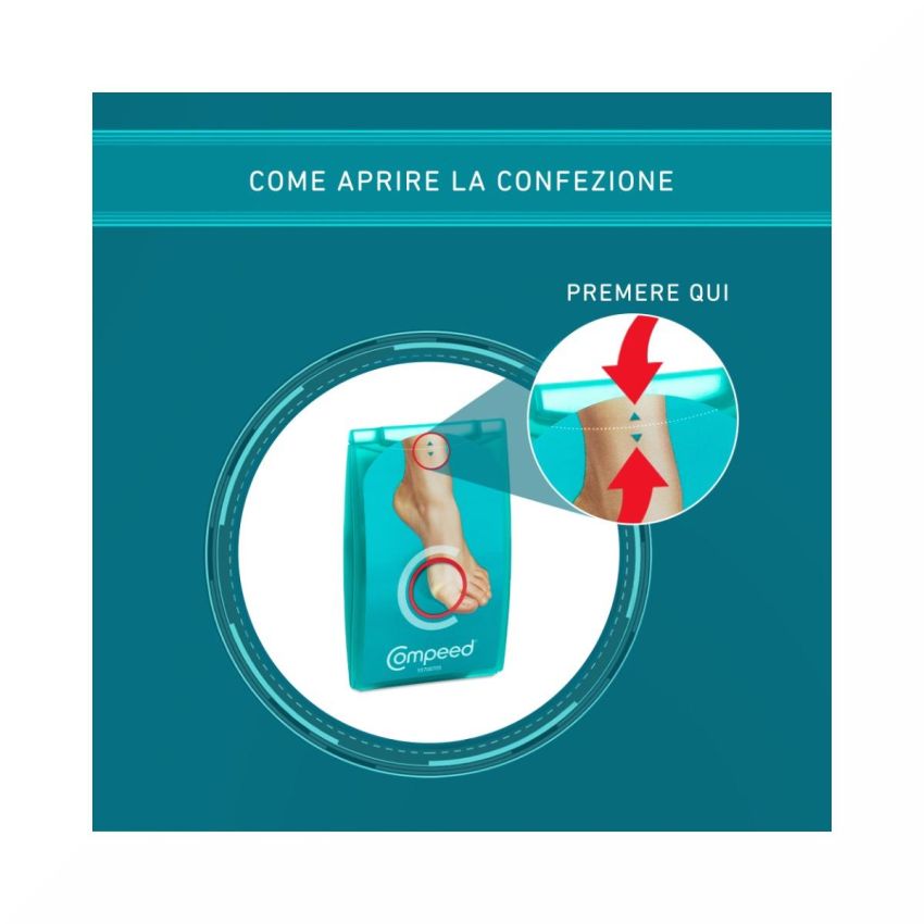 Compeed Cerotti Piccoli per Vesciche - Pacco da 6 Pezzi