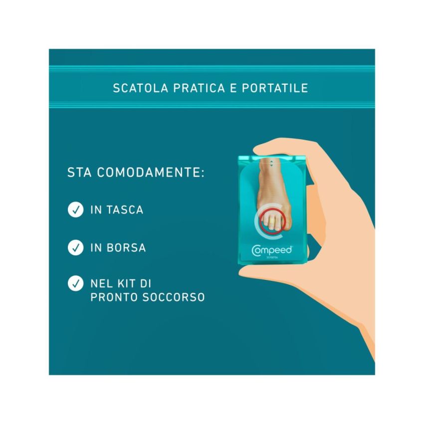 Compeed Cerotti Antivesciche per Dita e Piedi, Confezione da 8 Pezzi