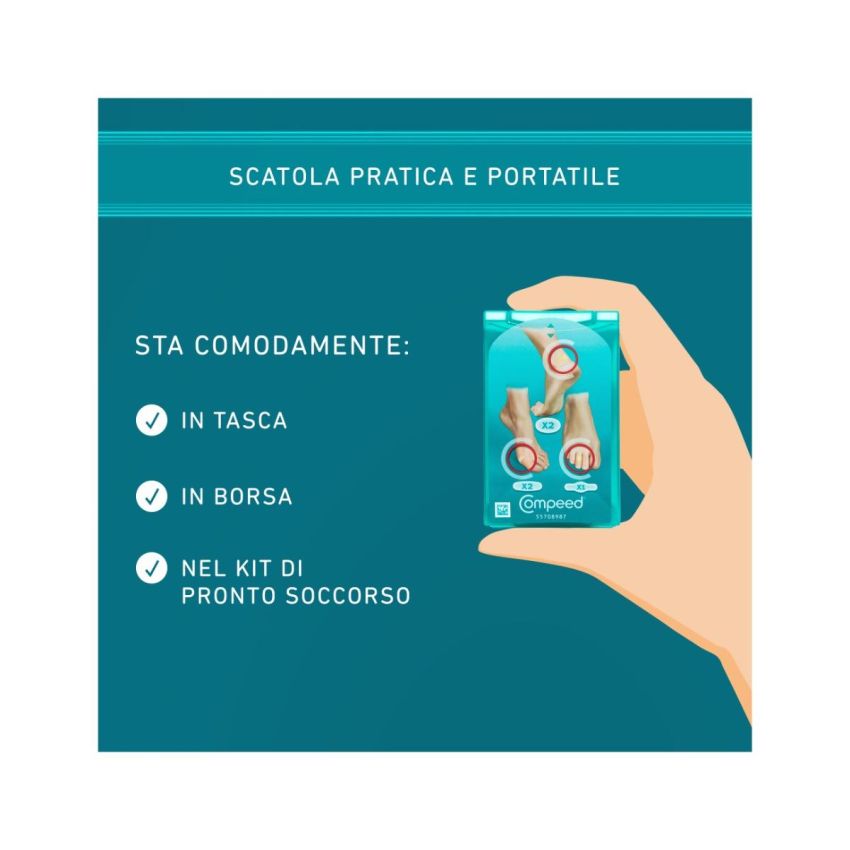 Compeed Cerotti per Vesciche di Formato Variegato, Confezione da 5 Pezzi