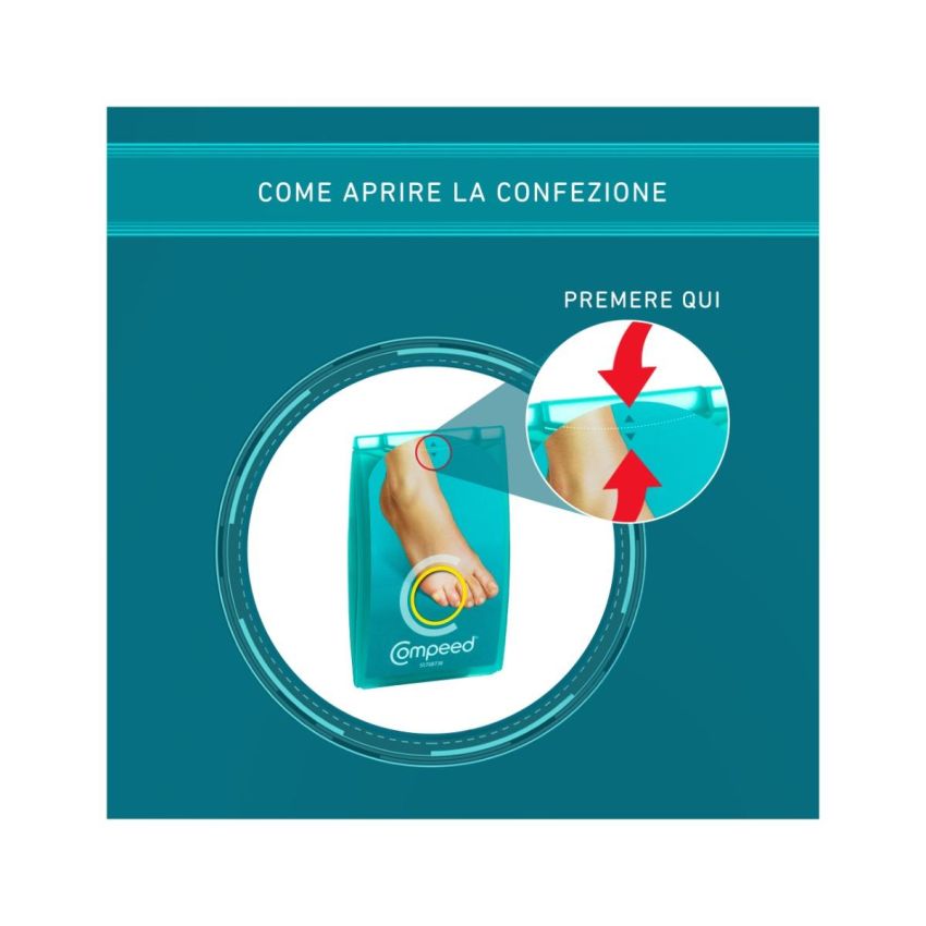 Compeed Cerotti Anti-Calli Medio, Confezione da 10 Pezzi