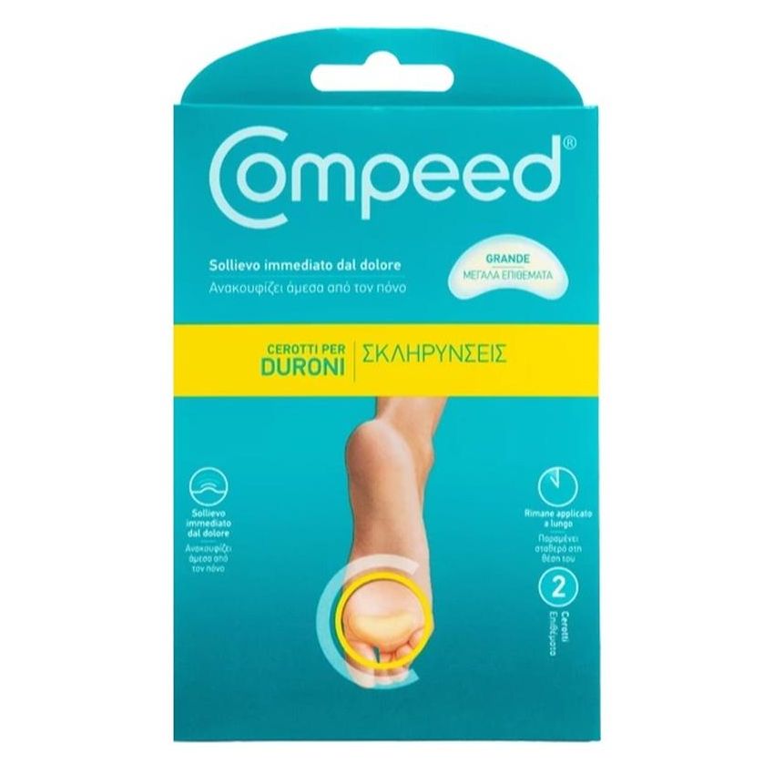 Compeed Cerotti Larghi per Duroni - Confezione da 2 Pezzi