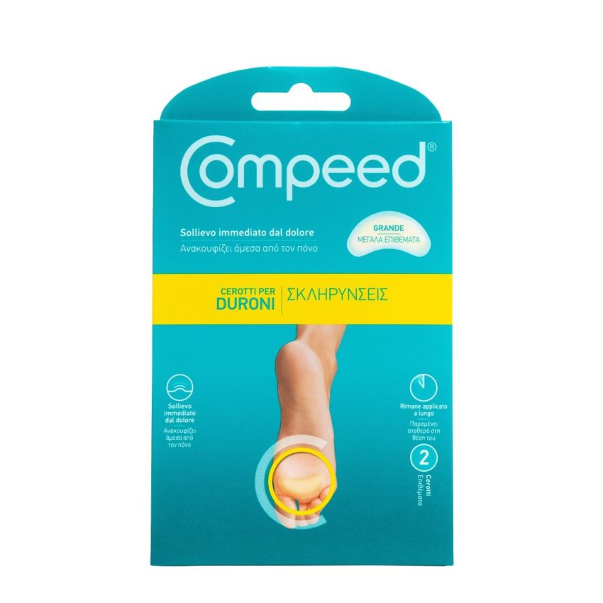 Compeed Cerotti Larghi per Duroni - Confezione da 2 Pezzi