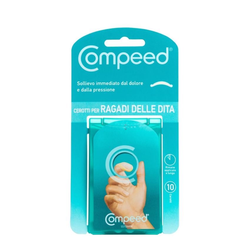 Compeed Cerotti per Ragadi alle Dita - Pack da 10 Pezzi