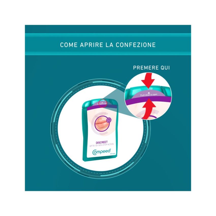 Compeed Trattamento per Herpes Labiale, Confezione da 15 Pezzi