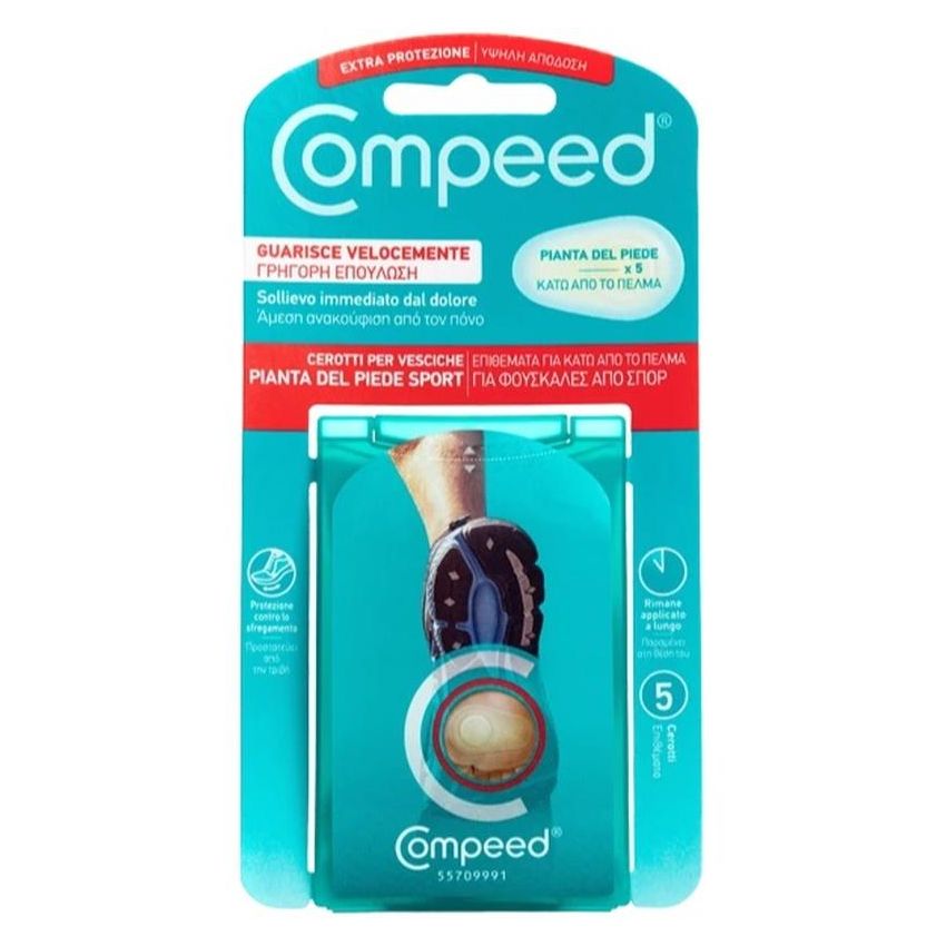Cerotti per Vesciche da Sport Compeed - Pacco da 5 Pezzi