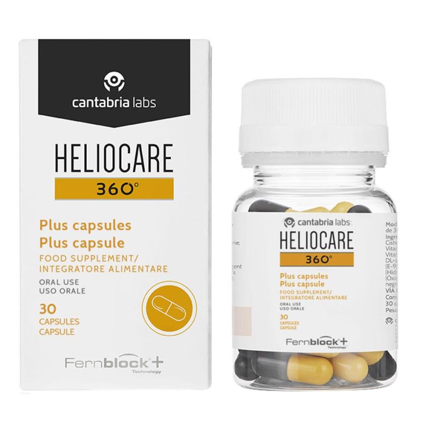Heliocare 360 Plus D - 30 Capsule Protettive per la Pelle