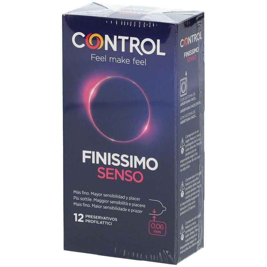 Control Finissimo Senso - Pack di 12 Preservativi Ultra Sottili