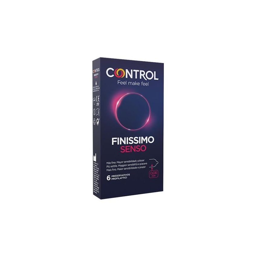 Control Ultra-Sottile Sensation Condoms - Pacchetto da 6 Pezzi