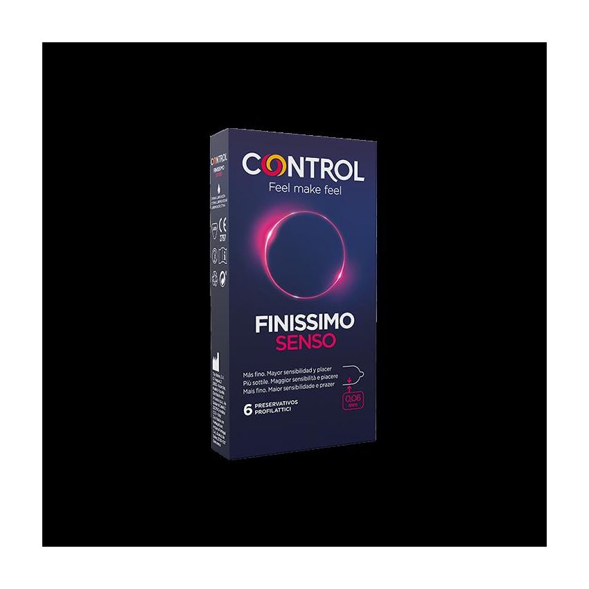 Control Ultra-Sottile Sensation Condoms - Pacchetto da 6 Pezzi