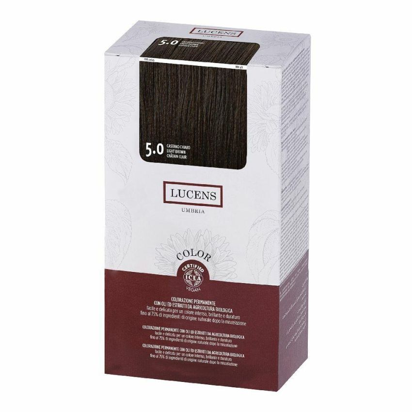 Lucens Umbria Tinta per Capelli Castano Chiaro 5,00 - 135ml