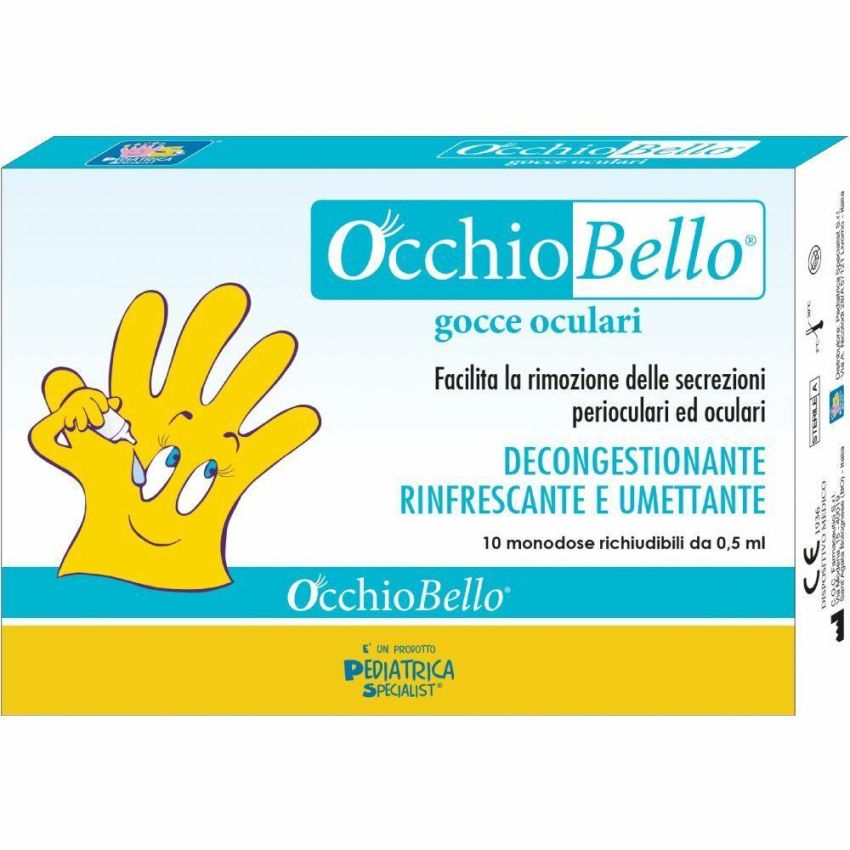 Gocce Oculari Occhiobello, Confezione da 10 Flaconcini