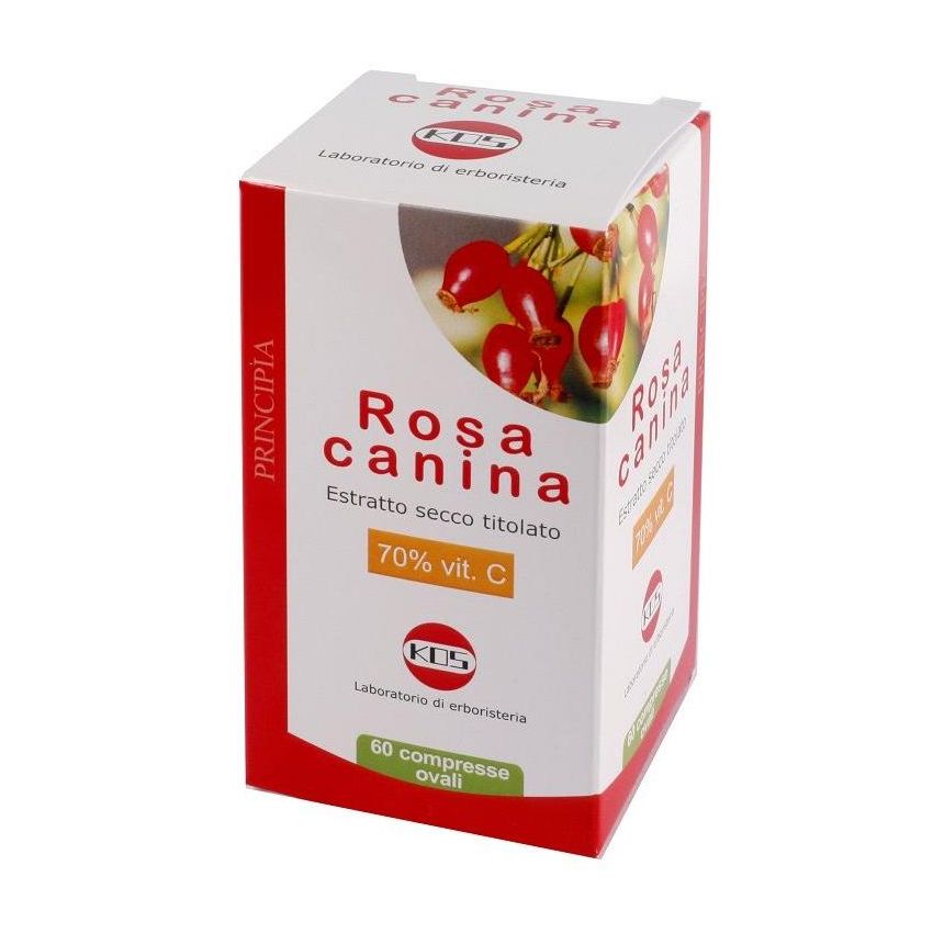 Kos Rosa Canina 60 Compresse con 70% di Vitamina C