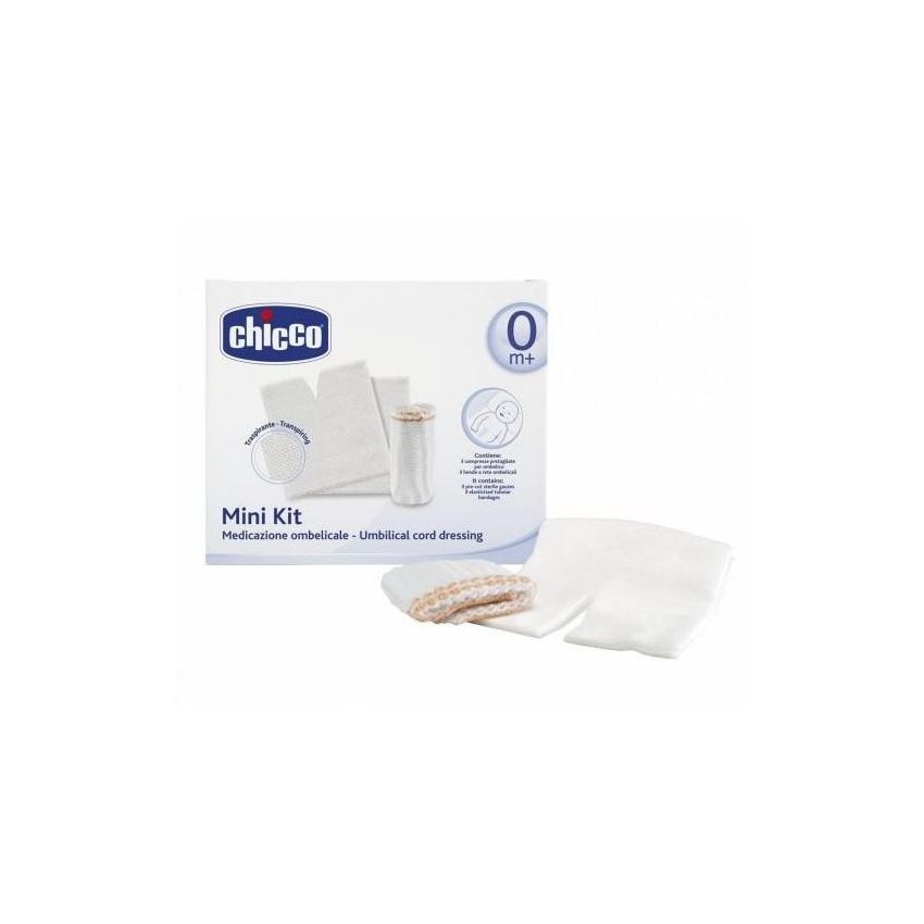 Kit di Medicazione Ombelicale Mini Chicco per Neonati