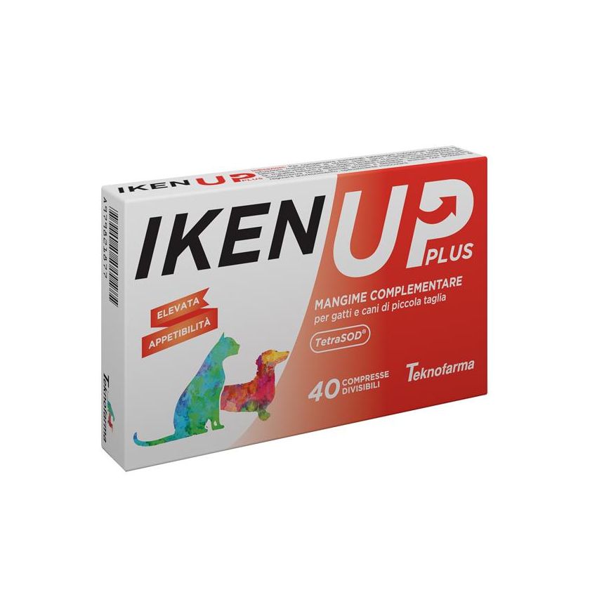 Iken Up Plus Integratore Multivitaminico per Cani e Gatti - 40 Compresse