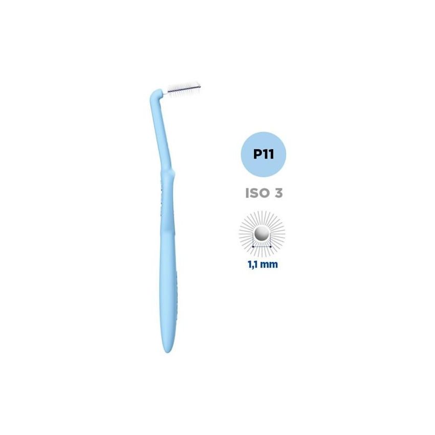 Scovolino Interdentale Curasept Proxi Angle P11 Azzurro 1,1mm - Pacco da 5