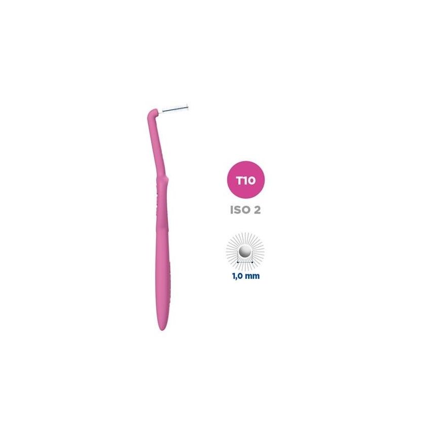 Scovolino Angolare Curasept Proxi T10 in Fuxia 1.0mm - 5 Pezzi