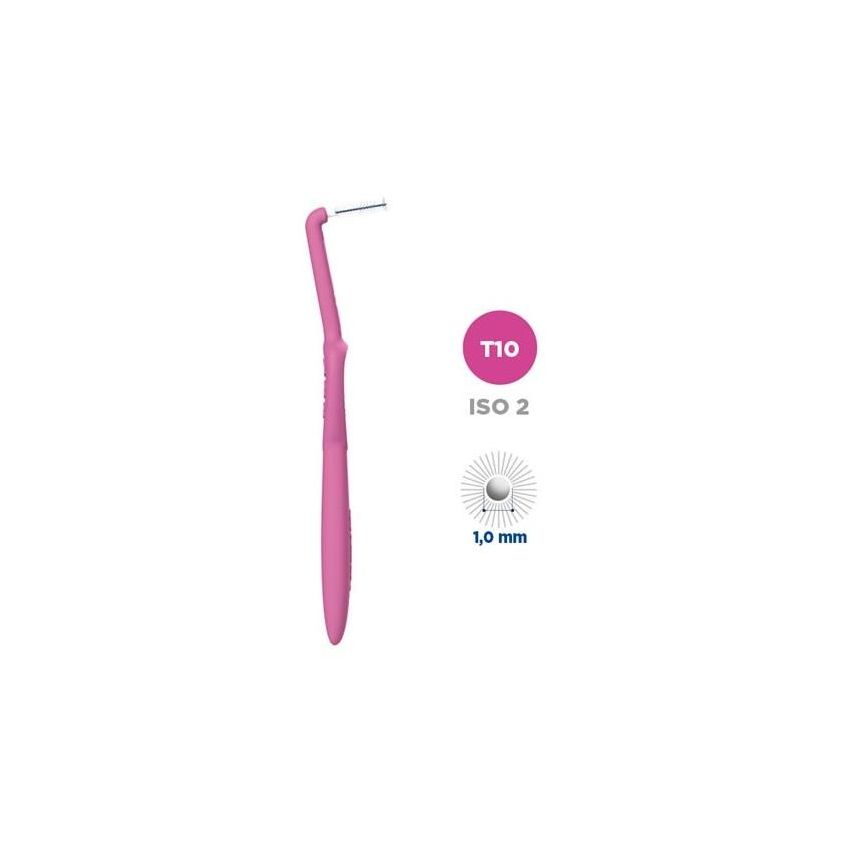 Scovolino Angolare Curasept Proxi T10 in Fuxia 1.0mm - 5 Pezzi