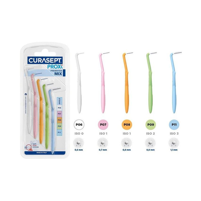 Curasept Proxi Angle: Scovolini di Prevenzione Mix - 5 Pezzi