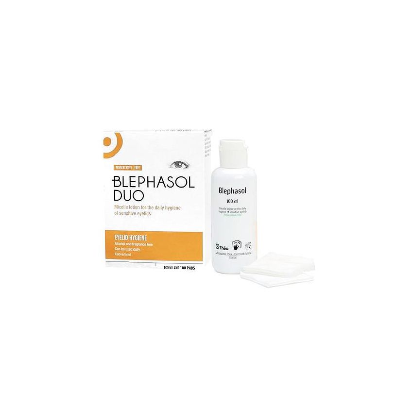 Blephasol Duo - Soluzione Micellare per Palpebre 100ml con Garze
