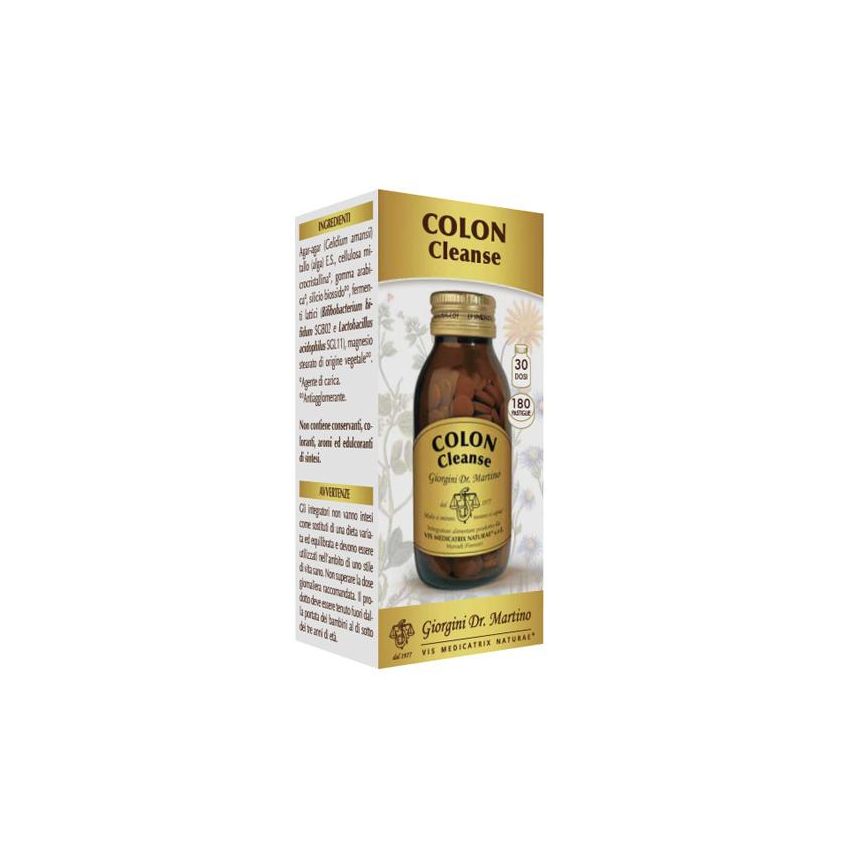 Colon Cleanse Detox - 180 Compresse per la Pulizia Intestinale
