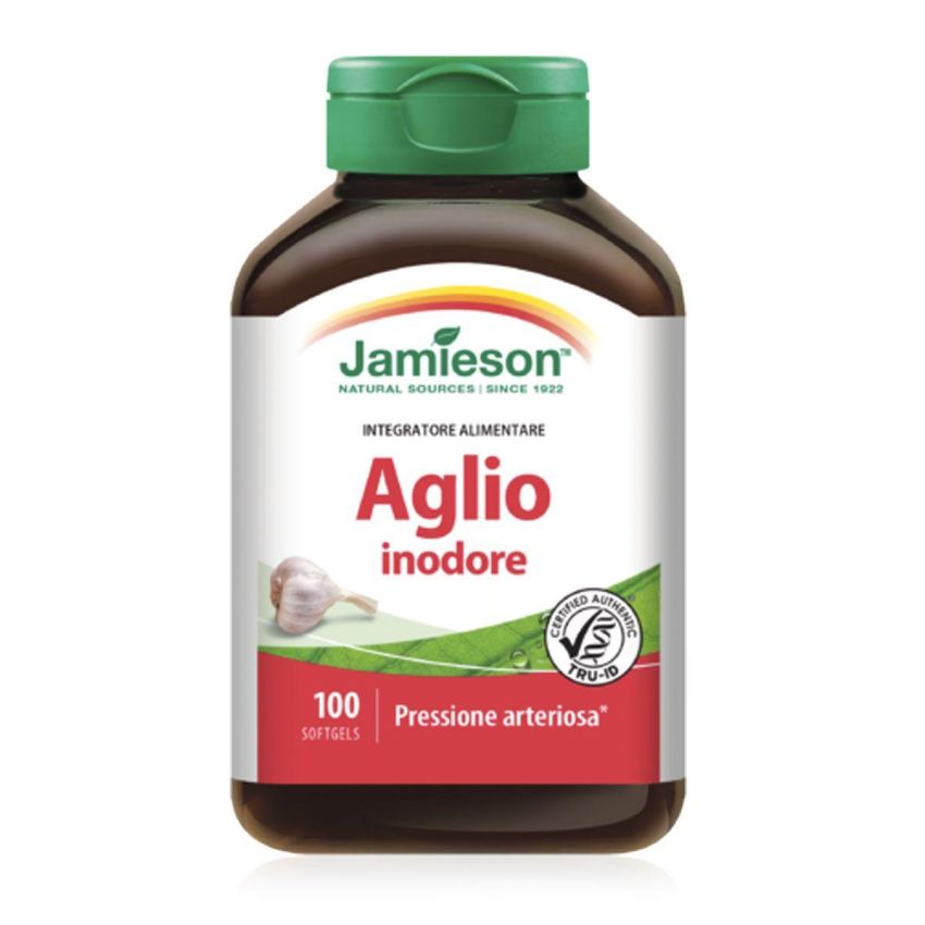 Jamieson Softgel di Aglio Inodore - 100 Capsule