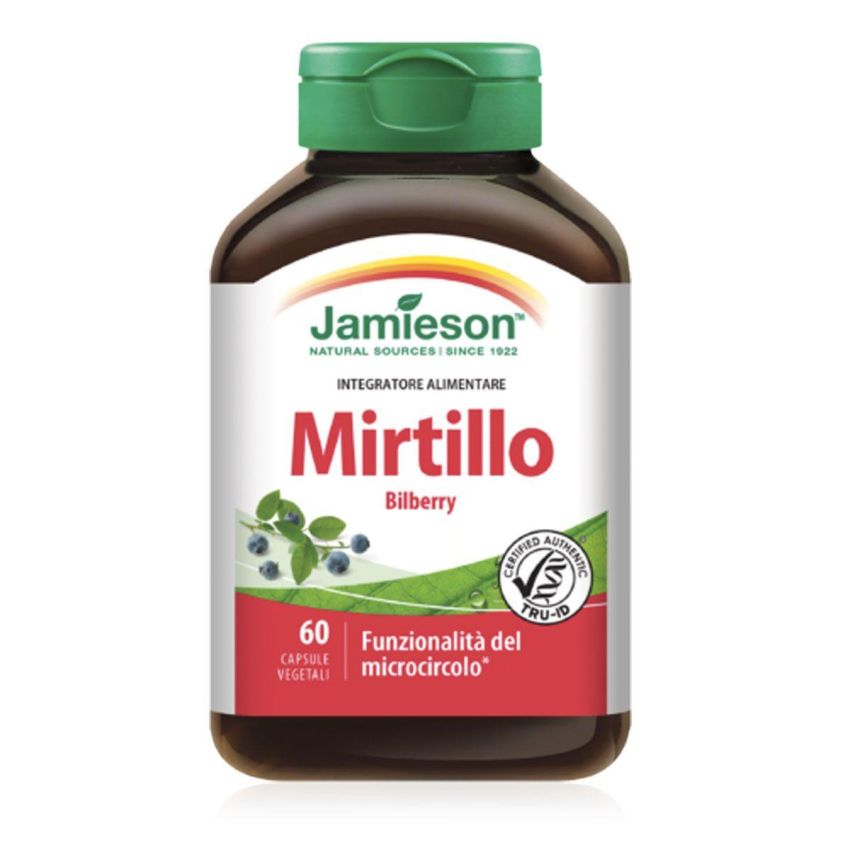 Jamieson Bilberry Capsule - Integratore di Mirtillo, 60 Capsule