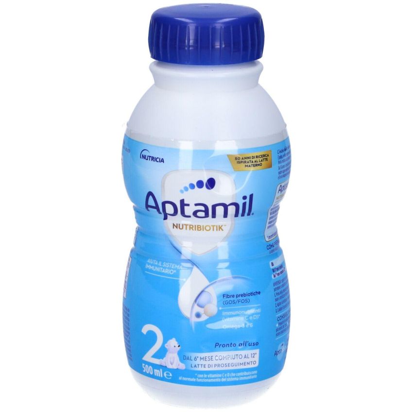 Aptamil Stage 2 Nutrizione Liquida per Bambini dai 6 Mesi - 500ml