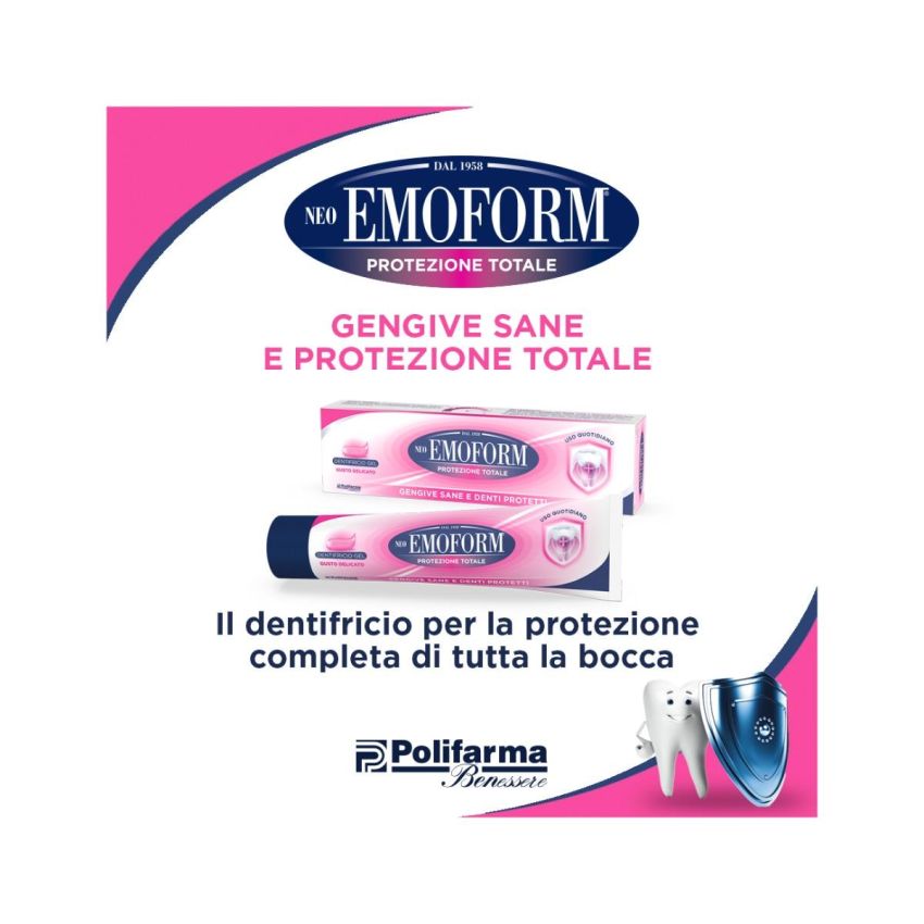 Neo Emoform Dentifricio 100ml per Protezione Totale dei Denti