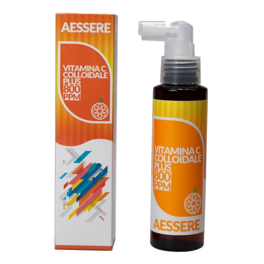 Spray Vitamina C Colloidale Plus 100ml - Potenza di 800 PPM