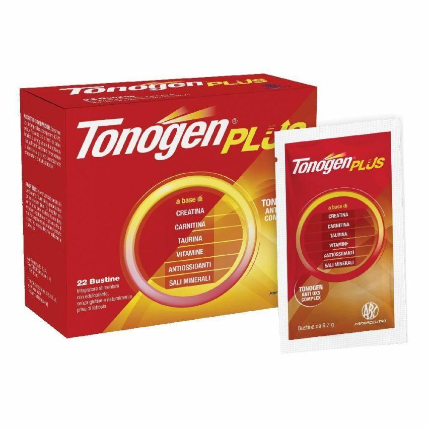 Tonogen Plus - Integratore Energetico, 22 Bustine