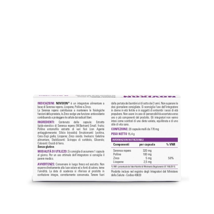 Novixon 20 Capsule Morbide per la Salute