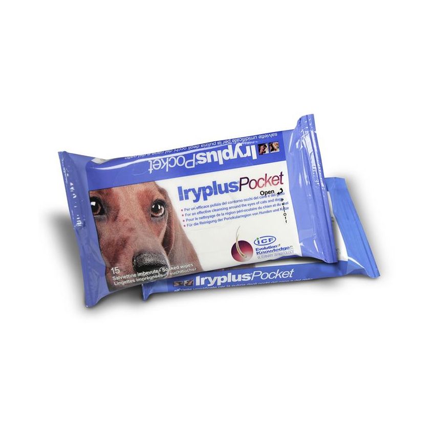 Iryplus Pocket - Salviettine per la Zona Perioculare di Cani e Gatti