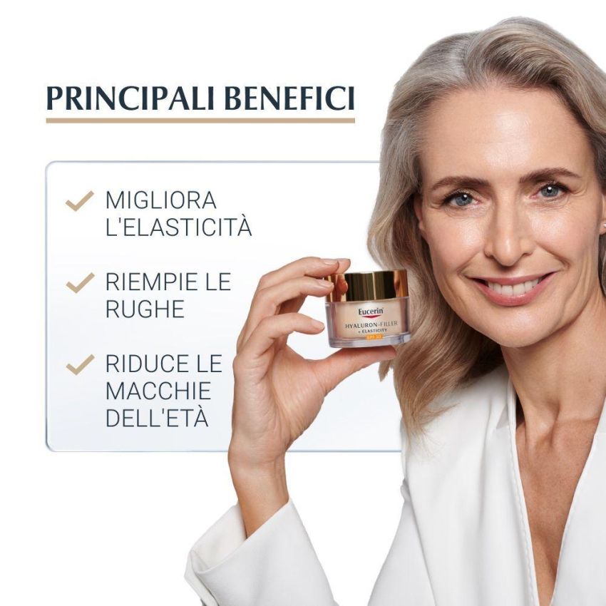 Eucerin Crema da Giorno Elasticizzante e Riempitiva SPF 30, 50 ml