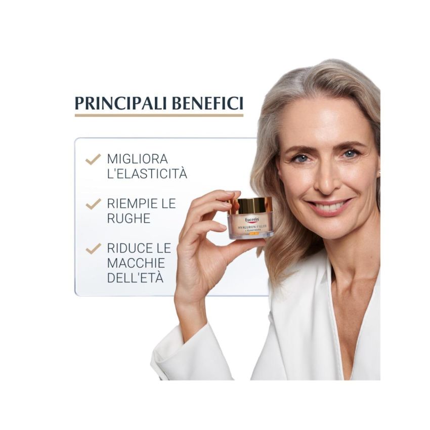 Eucerin Crema da Giorno Elasticizzante e Riempitiva SPF 30, 50 ml