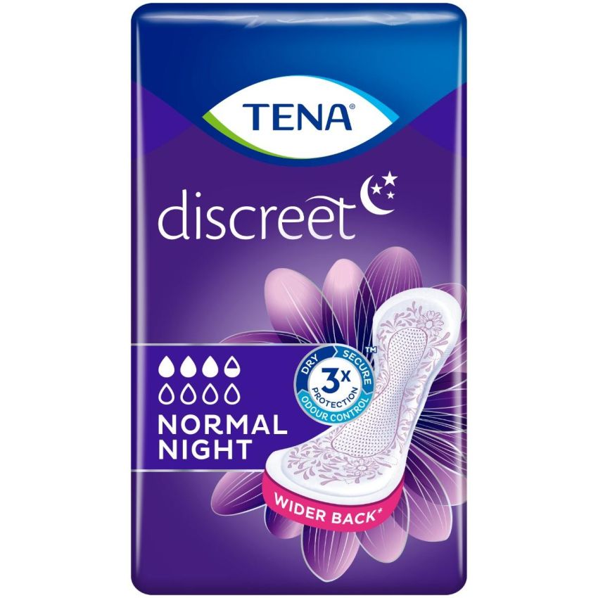 Tena Discreet Normal Night - Assorbenti Notturni Discreti